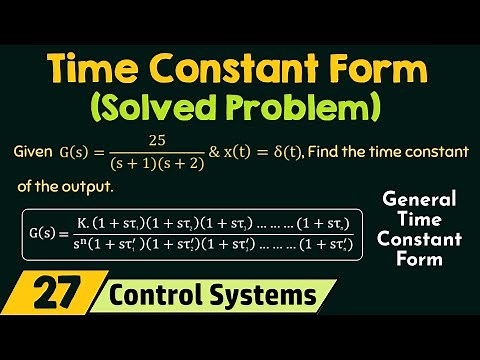 Time Constant Form (Solved Problem)
