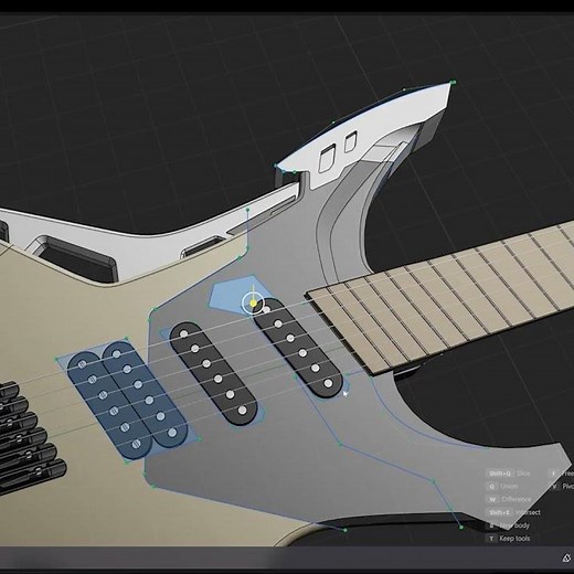 Custom Headless Guitar: Iterative Design from scratch using CAD (Plasticity workflow tutorial)