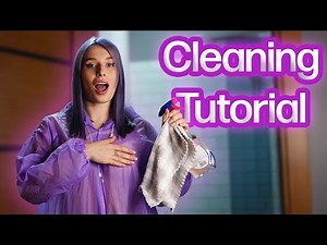 [4K] Clean With Me – One Minute Bathroom Routine in a Raincoat