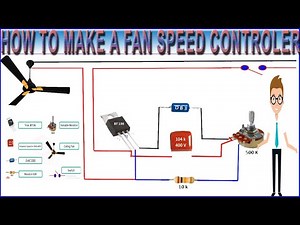 How to Make Ceiling fan Speed Control Regulator | Speed Control Regulator Circuit Diagram