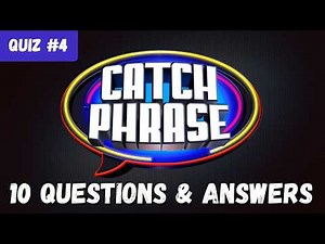 Catchphrase Gameshow Quiz - Can You Say What You See? 🤔