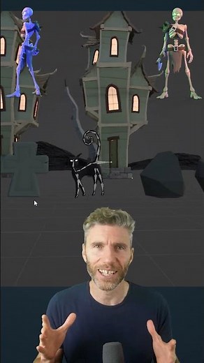 Free 70 Piece Halloween Asset Pack #3dmodeling #blender #gamedev #3dart #3dgamedevelopment