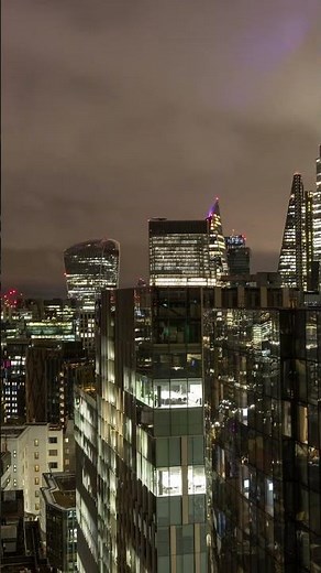 London: Drone Journey Over Eye, Shard, Thames & Tower Bridge