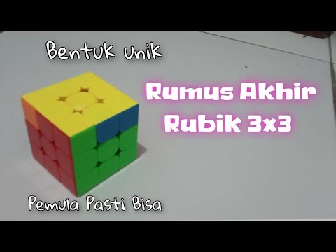 Rumus PLL Akhir Empat Sisi Kurang Dua Rubik 3x3