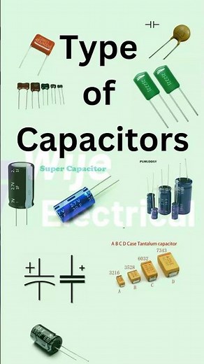 Types of Capacitors Explained in 30 Seconds | Electronics Basics