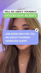 Tell Me About Yourself Interview Script: Structured Method for Job Interviews