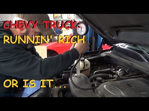 Chevrolet Silverado - P0172 P0175 Running Rich
