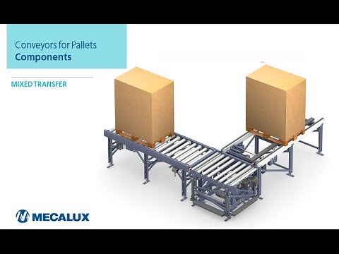 Pallet conveyor systems, transfers | Mecalux