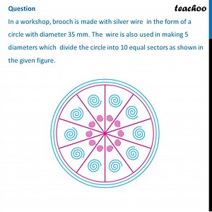 Case Based MCQ - Area related to Circles Class 10 - In a workshop,
