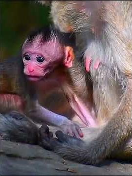 Cutest moments of baby animal monkey #animallife #wildlifeentertainment #animals #babymonkeys