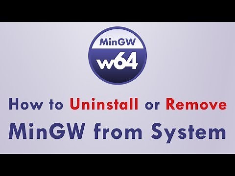 How to Uninstall or Remove MinGW from Windows 10 System