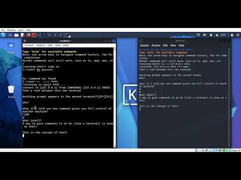 2 Commands. 2 Terminals. This is How a Reverse Shell Works.
