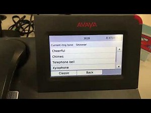 Avaya 9621G Ringtones