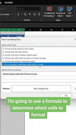 Excel Quick Tips - How to use conditional formatting to make data look like a table in Excel #shorts