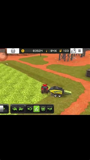 Making many Grass Bales With Caseih In FS18 | FS18 Gameplay | Farming SimulatorTimelapse #shorts👍