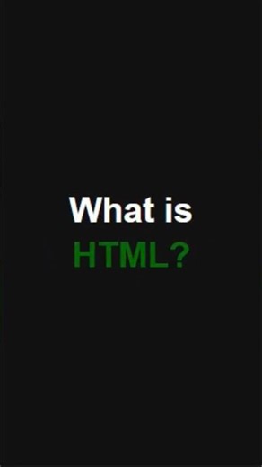 Tutorial 001 | 🤔✨ HTML Basics: What is HTML? #htmltutorial #html #coder #viral #tranding #shorts