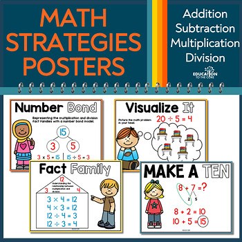 Math Strategies Posters | Mental Math Strategies