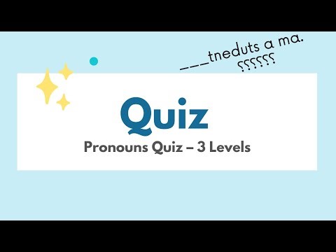 English Pronouns Quiz for Beginners | 30 Questions (Easy to Hard)