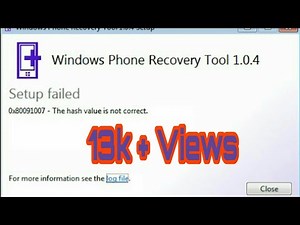 Nokia Lumia windows Device Recovery Tool Installaton without any Error 100%
