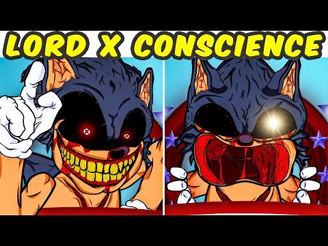 FNF VS Lord X (Conscience) (Sonic.exe 3.0 / 2.5) | FNF MOD/HARD/Creepypasta | Friday Night Funkin'