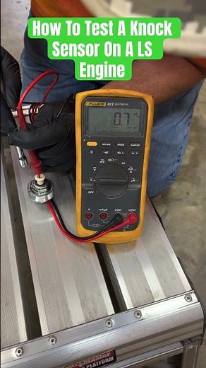 How To Test A Knock Sensor On A LS Engine #howto #automobile #diyauto #diy #educational #shortsvideo