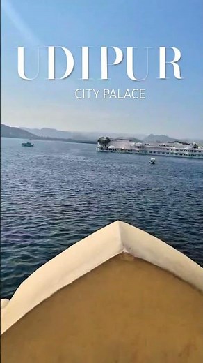 Udaipur City Palace Views That Feel Unreal 😍 | Aesthetic Travel Short #travelinfluencer #udaipurite