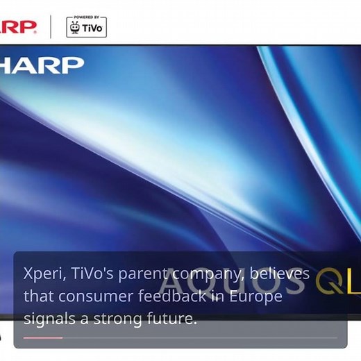 Sharp TVs with TiVo Streaming OS Now Available in the U.S.