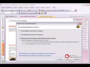 Onenote Tutorial Deutsch freigegebene Notitzbücher