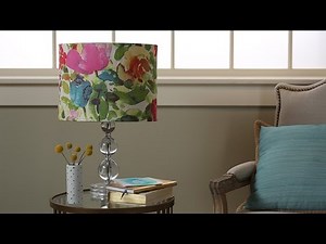 Fabric-Covered Lampshade