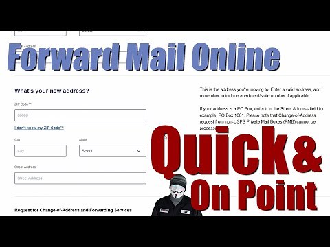 Forward Mail Online How To Change Mailing Address USPS.com Post Office United States Postal Service