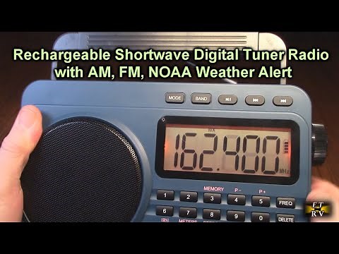 Sunoony Portable Rechargeable Shortwave Digital Tuner Radio with AM, FM, NOAA Weather Alert REVIEW