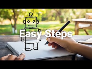 "How to Draw a RoBot: Easy Step-by-Step Tutorial for Beginners"