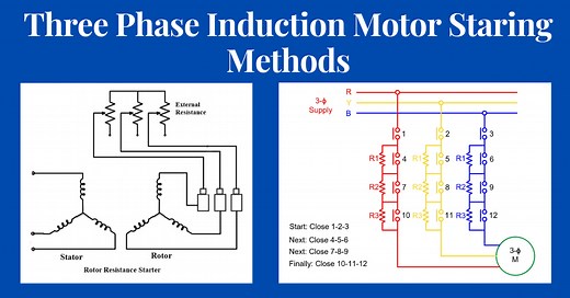 Three Phase Induction Motor Starting Methods