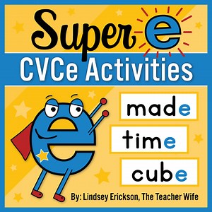 Teaching CVCe Word Patterns - Super E - The Teacher Wife