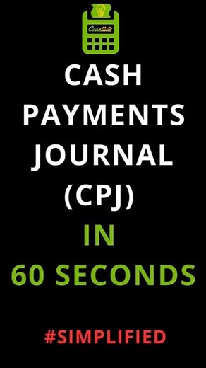 Cash Payments Journal in 60 Seconds