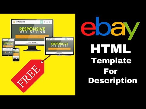 How To Create eBay HTML Listing Template Free eBay HTML Template 2022 for Listing Description