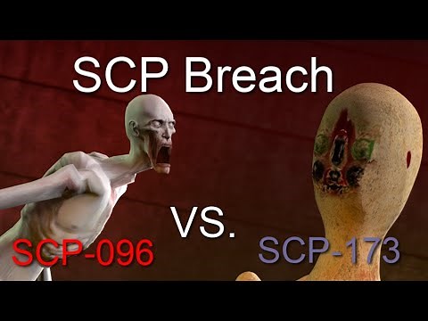 SCP-096 Vs. SCP-173 [SFM]