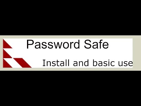 Password Safe - Install and usage