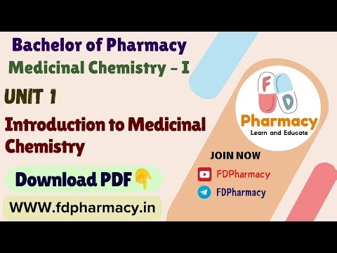 Unit 1 Introduction to Medicinal Chemistry | Medicinal Chemistry – I Notes | Bachelor of Pharmacy