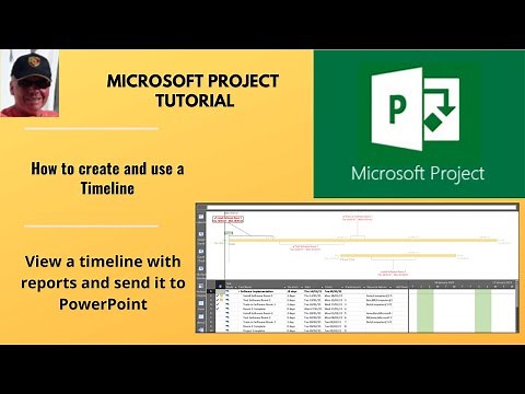 How to use a Timeline in Microsoft Project. [Timeline]