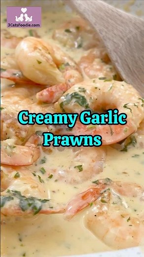 Irresistible Creamy Garlic Prawns
