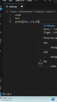 Simple Calculator in Python 🧮🐍 | Beginner Program #Shorts | ICNT Coding Gyan