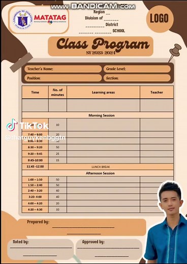 Minimalist Classroom Program Template | Editable in PowerPoint