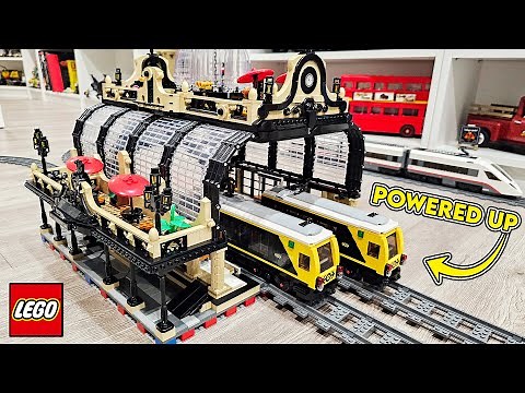 LEGO Studgate Train Station Review with Powered Up Trains