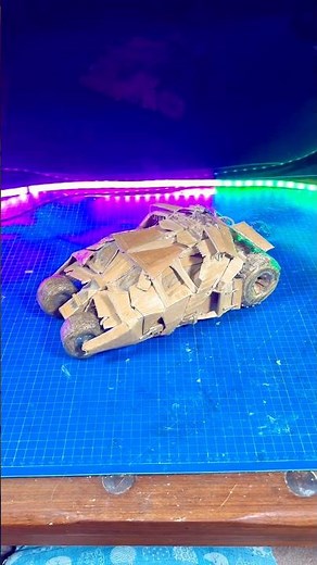 Making A Cardboard Tumbler Batmobile! #batman #epiccardboardprops