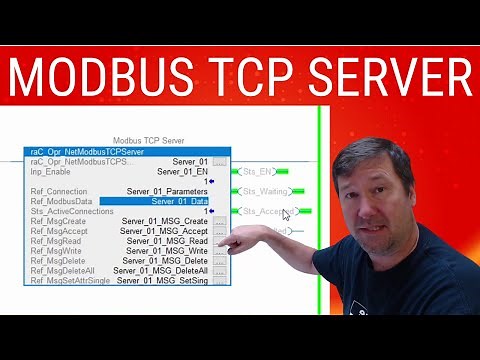 Studio 5000 Modbus TCP Server Allen Bradley Controllogix Compactlogix
