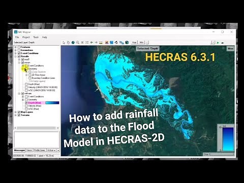 How to add rainfall to HECRAS-2D latest version