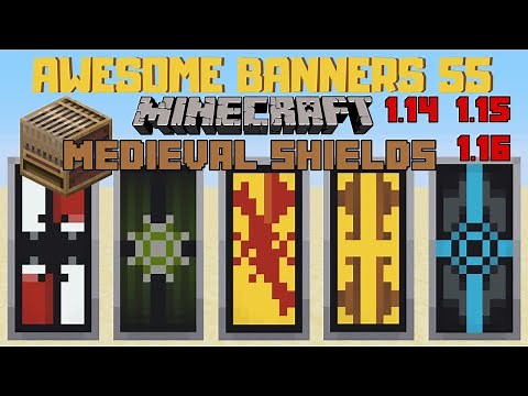 ✔ 5 AWESOME MINECRAFT BANNER DESIGNS WITH TUTORIAL! #55 [LOOM]