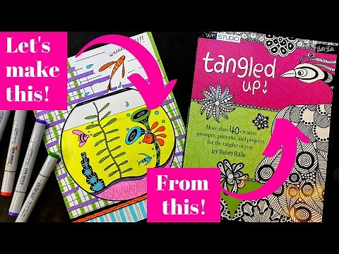 CUTE & EASY Zentangle Art Project [Perfect for Beginners Just Learning How to Draw!]