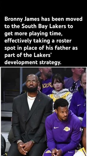 Bronny steps into new spotlight #BronnyJames #SouthBayLakers #LakersDevelopment #NBANews #next